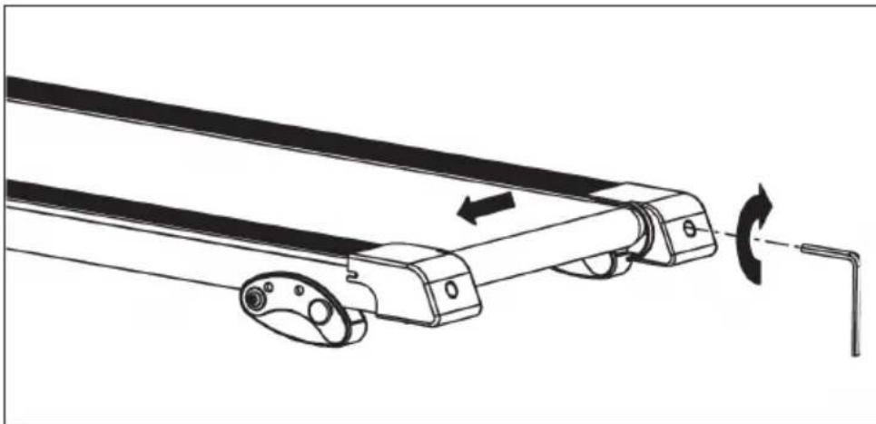 Capital Sports Pacemaker F100 - AJUSTE DE LA CINTA DE CORRER - 2