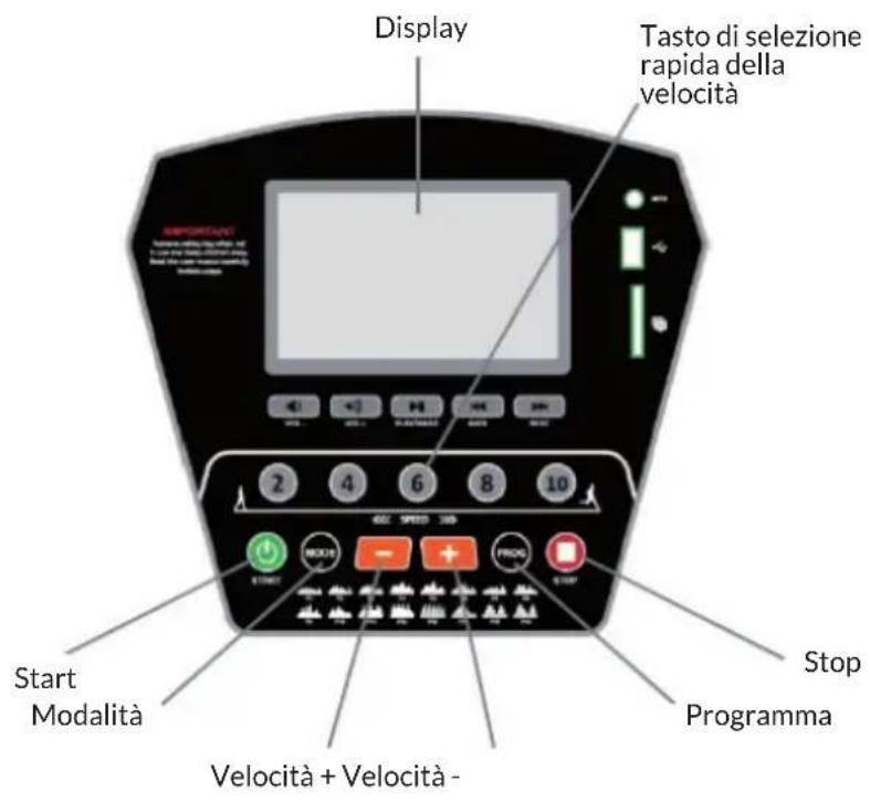 Capital Sports Pacemaker F100 - PANNELLO DI CONTROLLO - 1
