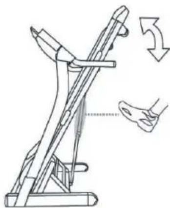 Capital Sports Pacemaker F120 - Rabattre/ouvrir I'appareil - 1