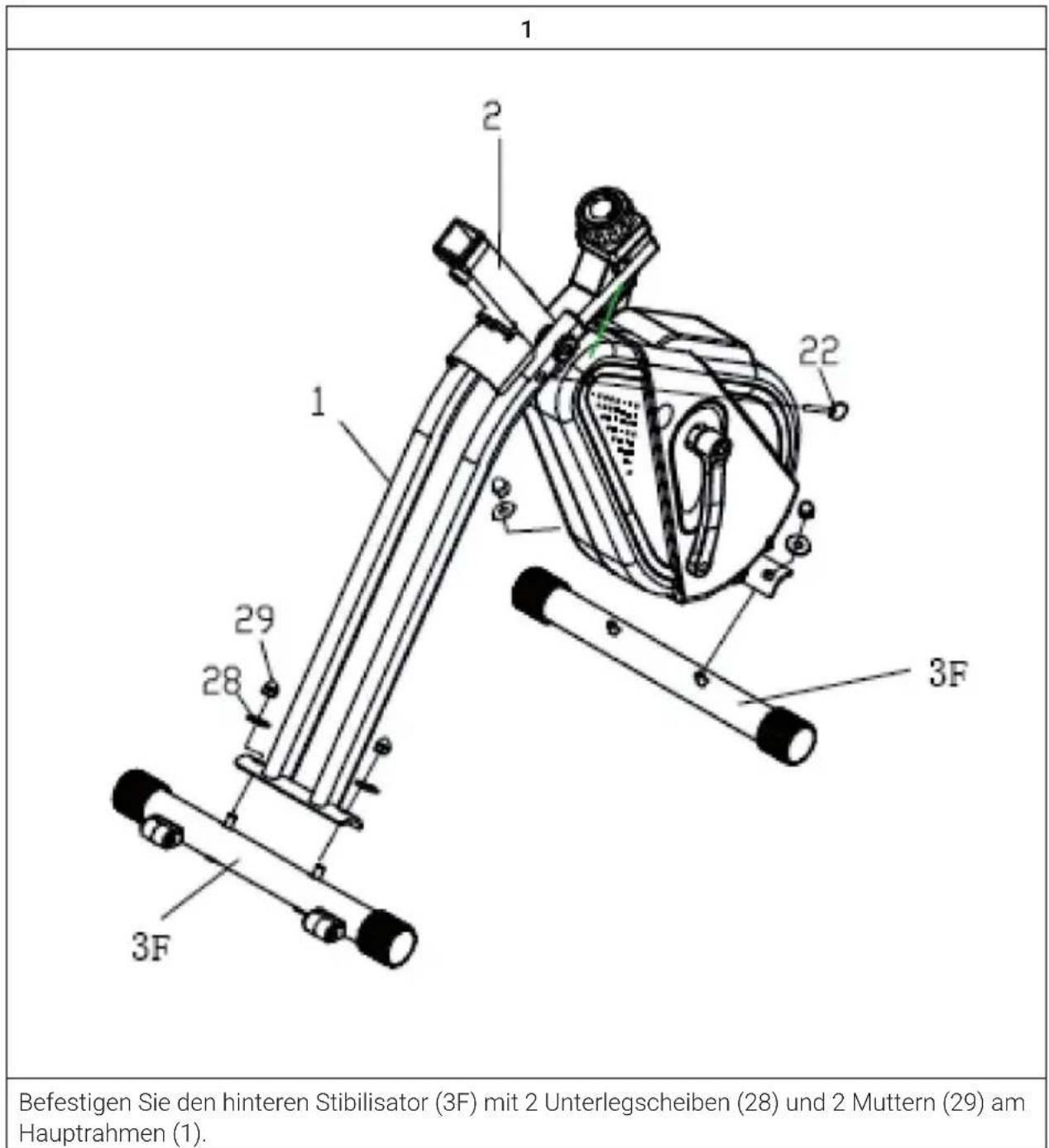 Capital Sports Azura Desk Bike - INHALTSVERZEICHNIS - 1