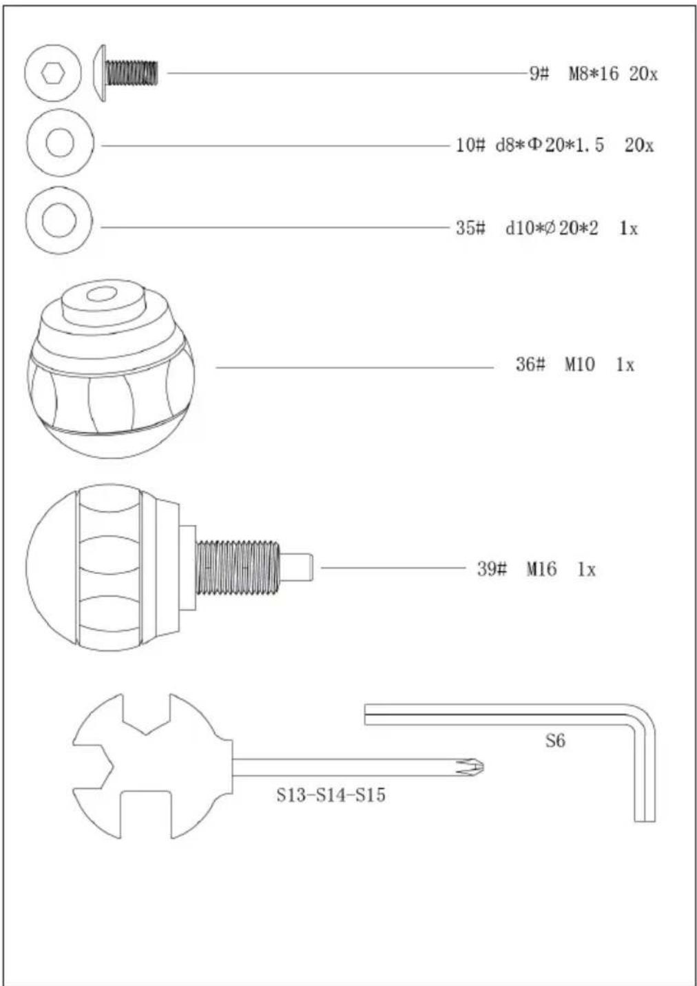 Capital Sports Evo Pro - MONTAGEZUBEHÖR - 1