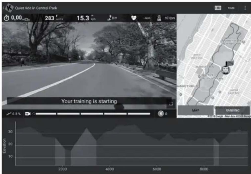 Capital Sports Evo Track - Schermata dell'allenamento - 1