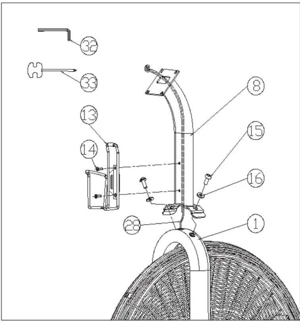Capital Sports Strike Bike - ASSEMBLAGGIO - 5