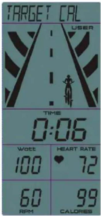 Capital Sports Strike Bike - Target Calories - 2