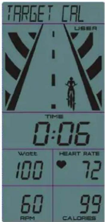 Capital Sports Strike Bike - Objectif de calories brûlées - 2