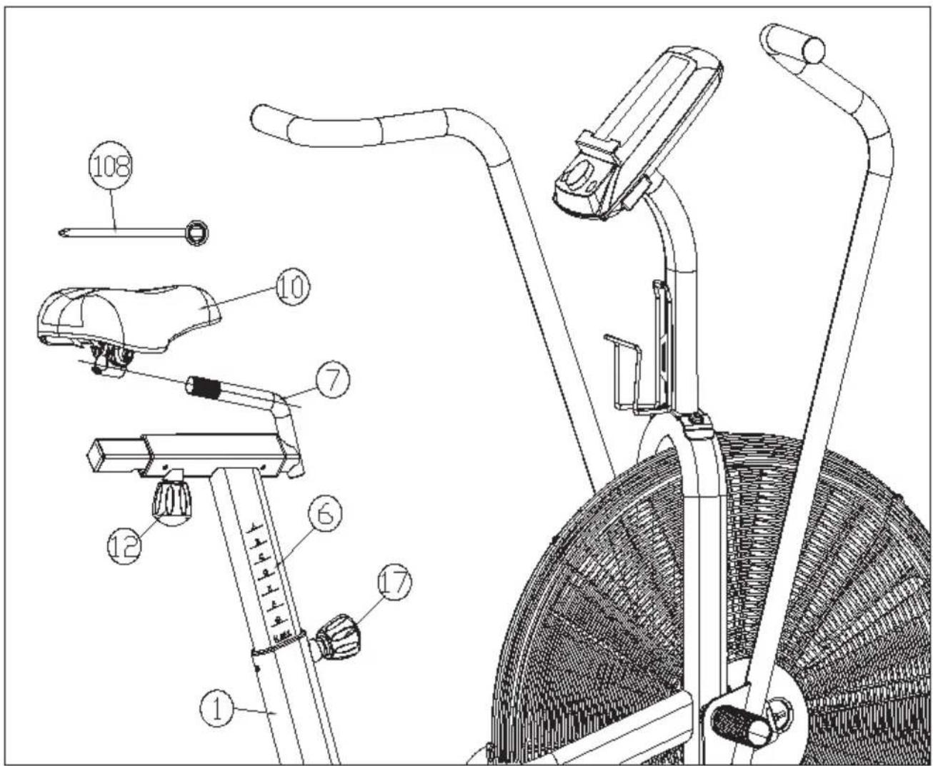 Capital Sports Strike Bike - ASSEMBLAGGIO - 7