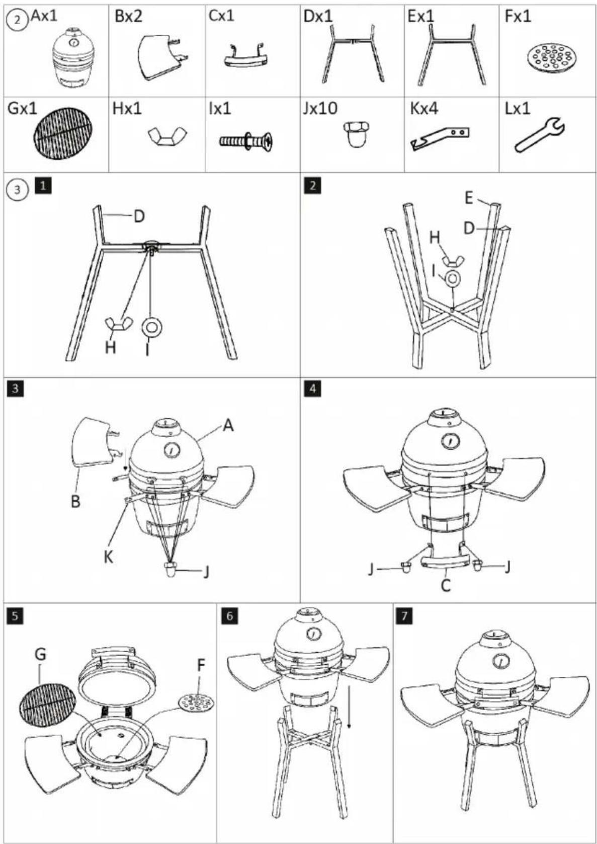 Klarstein Princesize Pro - PARTS AND ASSEMBLY - 1