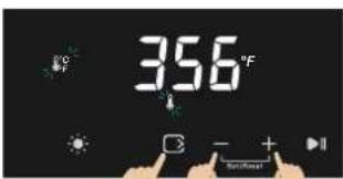 ILVE OV90SNE3 - Régler la Température en °C ou °F. - 2