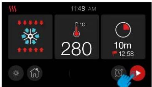 ILVE OV90SNE3 - Display TFT touch - Processus de cuisson - 3