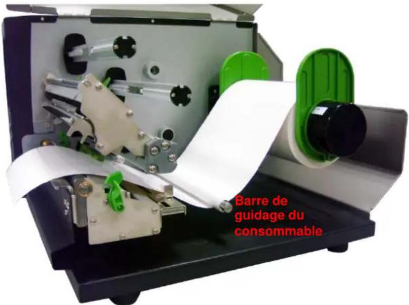 TSC TTP286MT - Chargement du rouleau d'étiquettes - 8