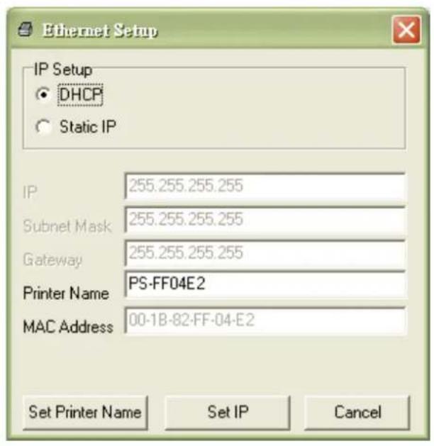 TSC DA210 - Utiliser l'interface RS-232 pour configurer l'interface Ethernet. - 5