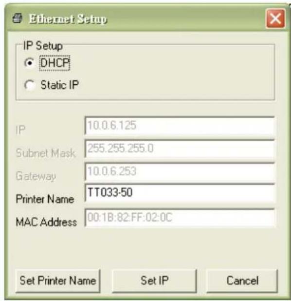 TSC DA210 - Utiliser l'interface Ethernet pour configurer l'interface Ethernet. - 4