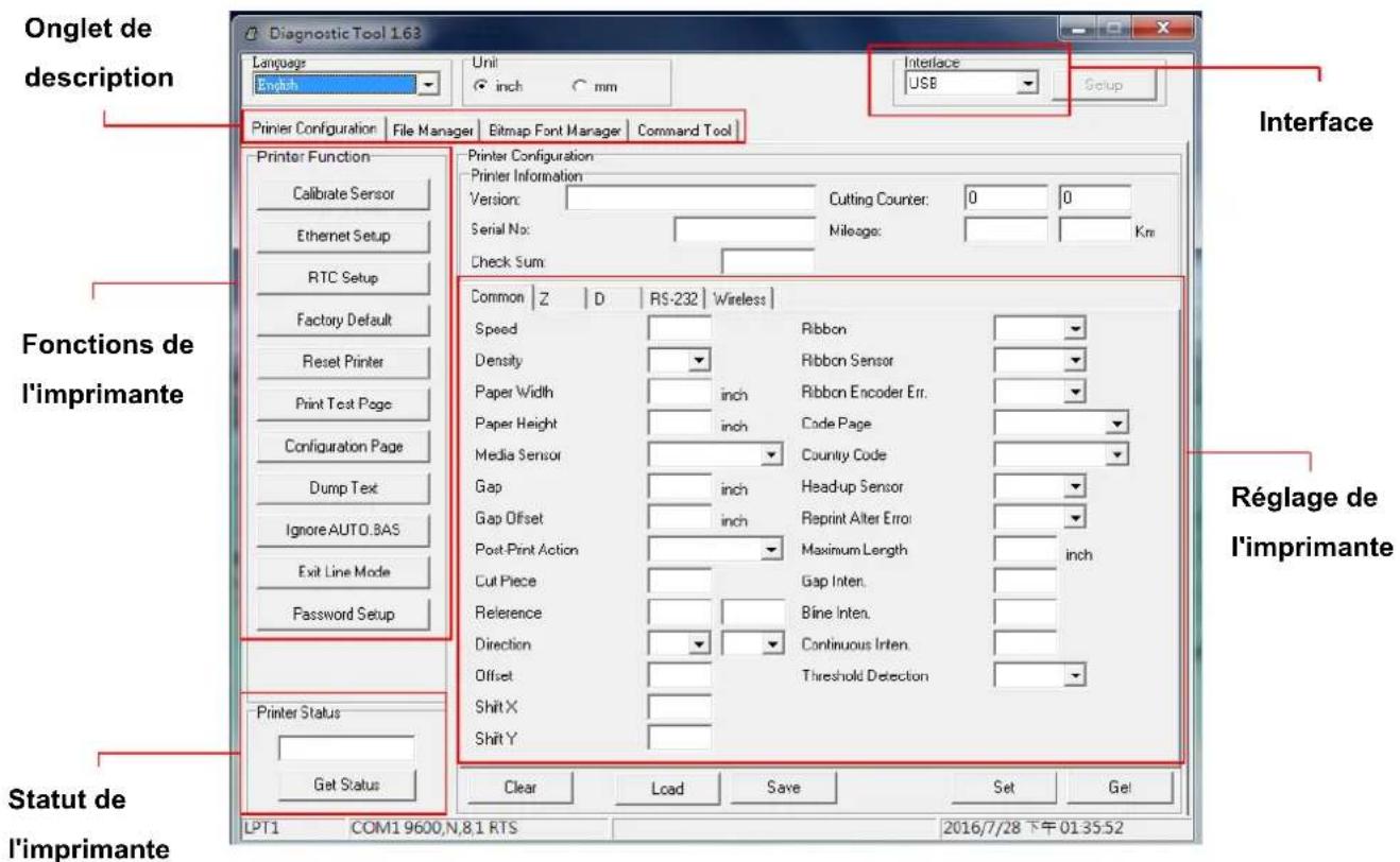 TSC TDM30 - Demarrer l'outil de diagnostic - 2