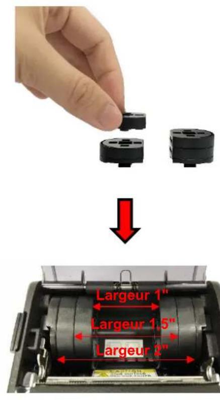 TSC TDM30 - Installer le kit d'espacement de consommable (en option) - 3