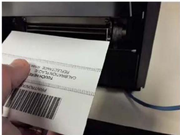 Printronix T8206 - Odv-2d > calibrage > calibrage du gain de blanc - 1