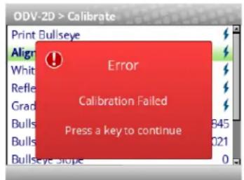 Printronix T8206 - Odv-2d > calibrage > contrôle de l'alignement - 2