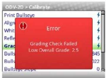 Printronix T8206 - Odv-2d > calibrage > vérification du score - 2