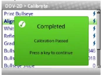 Printronix T8206 - Odv-2d > calibrage > contrôle de l'alignement - 1