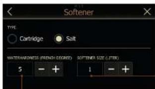 RANCILIO RS1 - Select the type used: Cartridge or Salt - 2