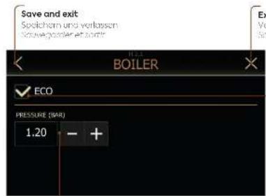 RANCILIO RS1 - Boiler pressure - 1