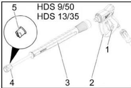 Kärcher HDS 950 De Tr1 - Hoytrykkspistol - 1