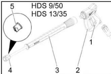 Kärcher HDS 950 De Tr1 - Vysokotlaká pistole - 1