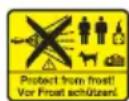 Kärcher HDS 1000 Be - Symboler på maskinen - 1