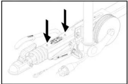Kärcher HDS 1320 De Tr1 - Lubricating the inertia brake - 1