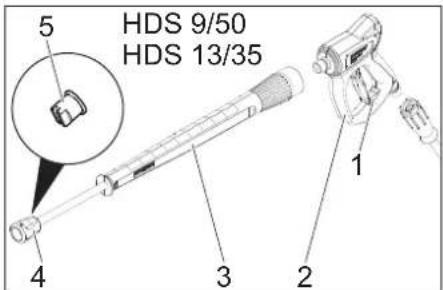 Kärcher HDS 1320 De Tr1 - مسدس الرش اليدوي - 1