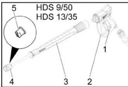 Kärcher HDS 1320 De Tr1 - Pistola de alta presión - 1