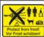 Kärcher HDS 716 C - Symbols on the device - 1