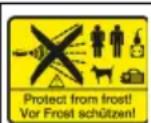 Kärcher HDS 716 C - Symbole auf dem Gerät - 1