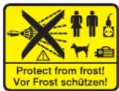 Kärcher HD 16154 Cage Plus - Simboli riportatisull'apparecchio - 1