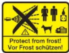 Kärcher HD 16154 Cage Plus - Símbolos no aparelho - 1