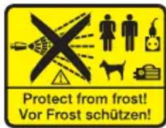 Kärcher HD 16154 Cage Plus - Symboles sur l'appareil - 1