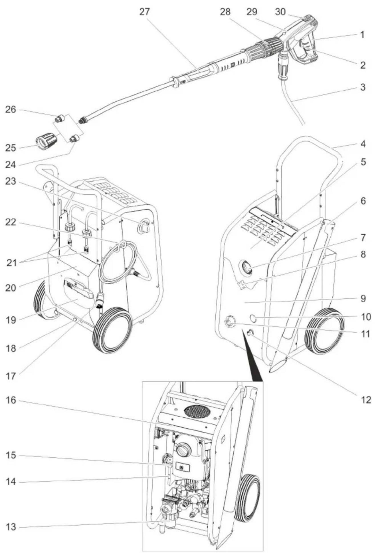 Kärcher HD 10154 Cage Food - 1