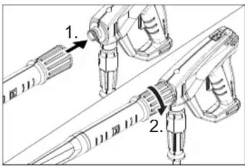 Kärcher HD 517 CX Plus - Toebehoren monteren - 1