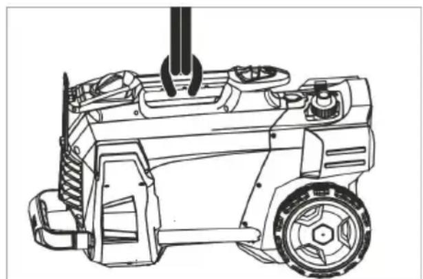 Kärcher HD 517 CX Plus - Transport bracket for surface cleaner - 1