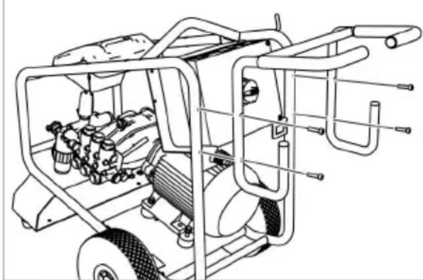 Kärcher HD 25154 Cage Plus - Schuifbeugel monteren - 1