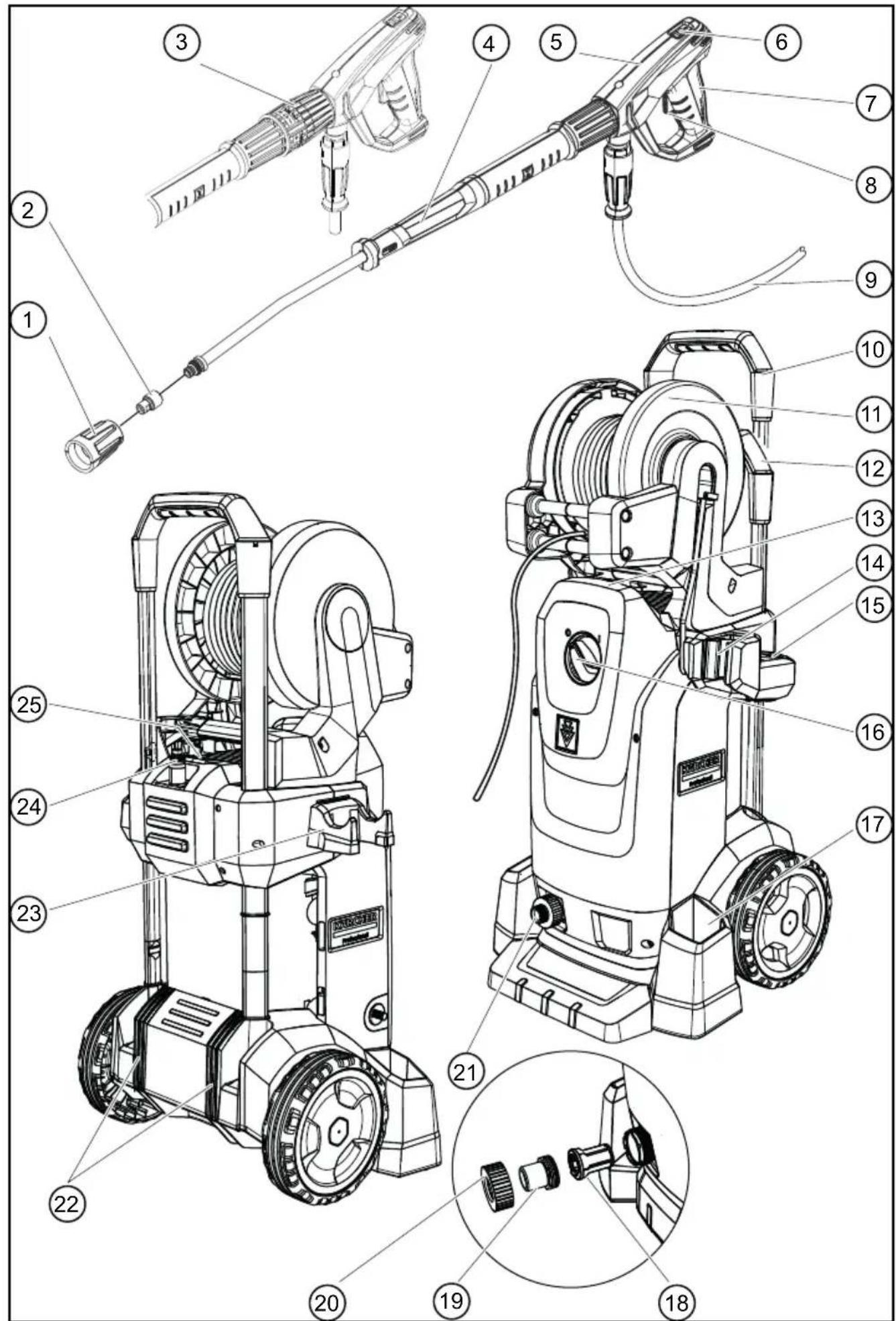 Kärcher HD 717 MXA Plus - HD 6/15 MXA, HD 7/17 MXA, HD 6/16-4 MXA, HD 7/14-4 MXA, HD 7/16-4 MXA, HD 8/18-4 MXA - 2