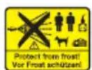 Kärcher HD 10254 S - Symboler på apparaten - 1