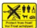Kärcher HD 10254 SX Plus - Symboler på apparaten - 1