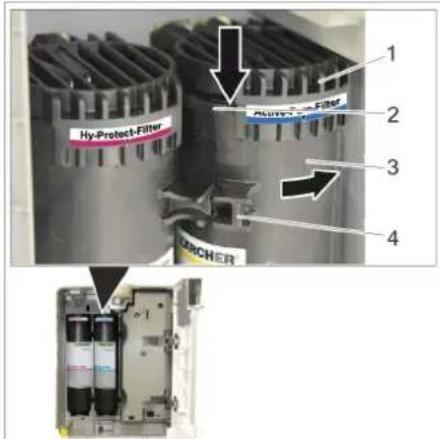 Kärcher WPD 200 Advanced - Filter aanbrengen - 1