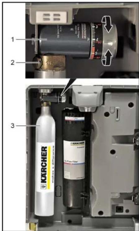 Kärcher WPD 200 Advanced - Substituir a botija de CO_2do425g - 1