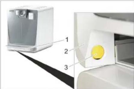 Kärcher WPD 200 Advanced - Open the device door - 1