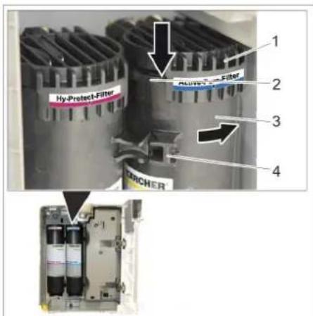 Kärcher WPD 200 Advanced - Insérer le filtré - 1