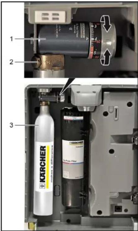 Kärcher WPD 200 Advanced - g CO₂-Flasche tauschen - 1