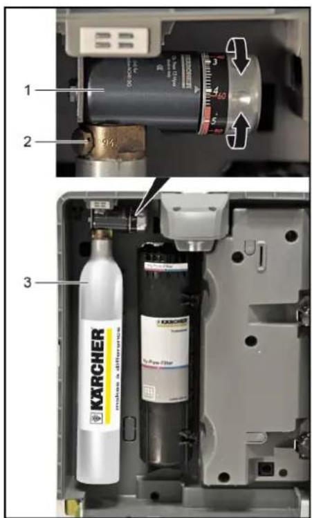 Kärcher WPD 200 Advanced - CO_2 -fles verrangen - 3