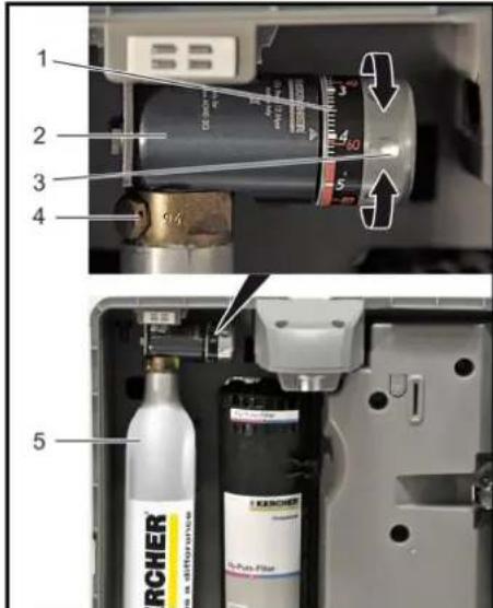 Kärcher WPD 200 Basic - g CO₂·fles plaatsen - 1