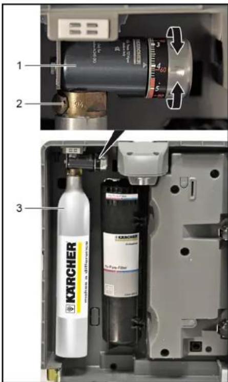 Kärcher WPD 200 Basic - Udskift 425 g CO₂-flasken - 1